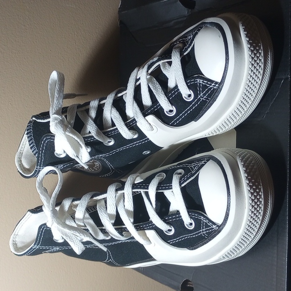 Converse, Chuck Taylor All-star Construct high top, Black and white unisex, 7.5